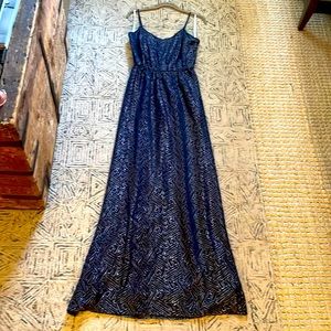 Lily Pulitzer Deanna Maxi Dress True Navy NWT MEDIUM